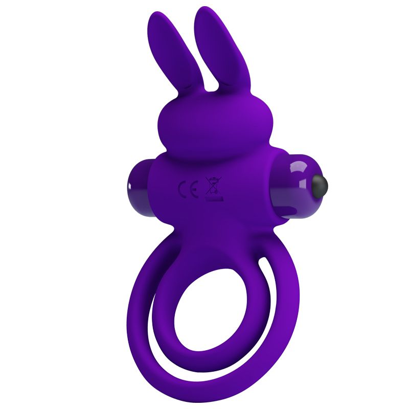 Ерекційне кільце PRETTY LOVE Penis Ring подвійним кільцем, фіолет вид 3