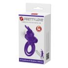 Ерекційне кільце PRETTY LOVE Penis Ring подвійним кільцем, фіолет вид 4