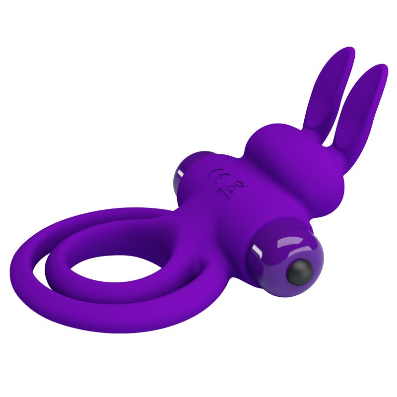 Ерекційне кільце PRETTY LOVE Penis Ring подвійним кільцем, фіолет вид 6