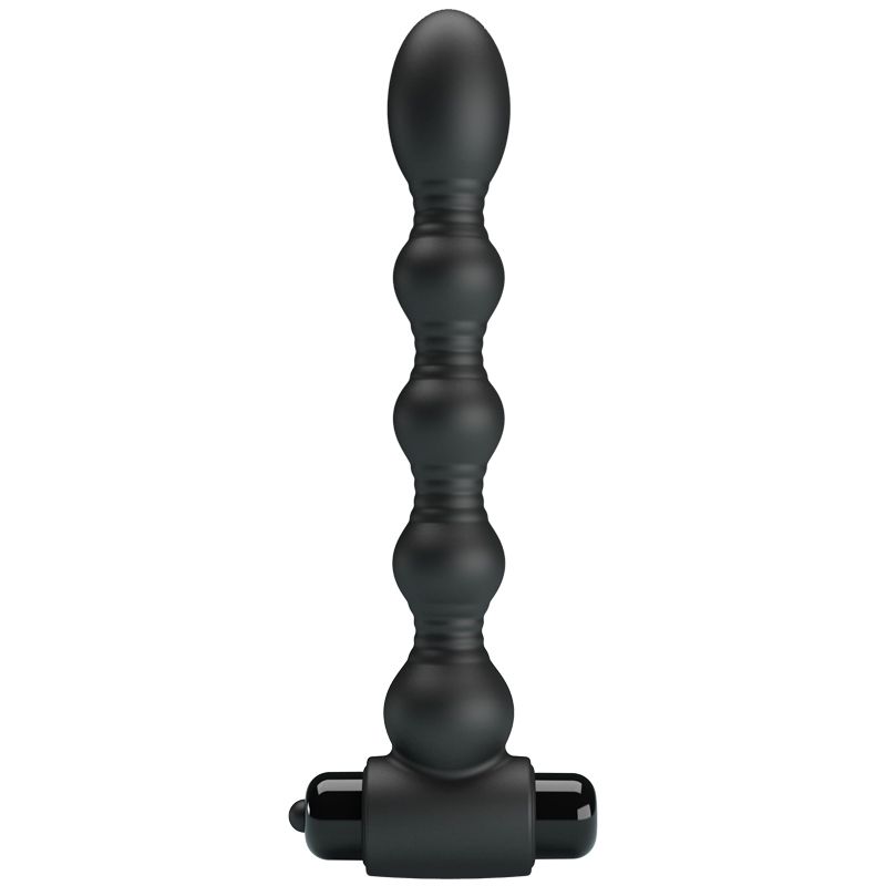 Анальный вибратор PRETTY LOVE черный, 18.2 х 2.6 см вид 3