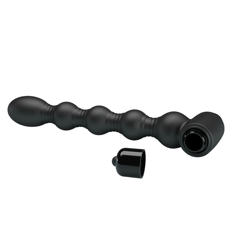 Анальный вибратор PRETTY LOVE черный, 18.2 х 2.6 см вид 6