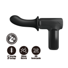 Вибромассажер пистолет Dj Doctor Massage Gun черный, 12.1 х 3.8 см вид 3