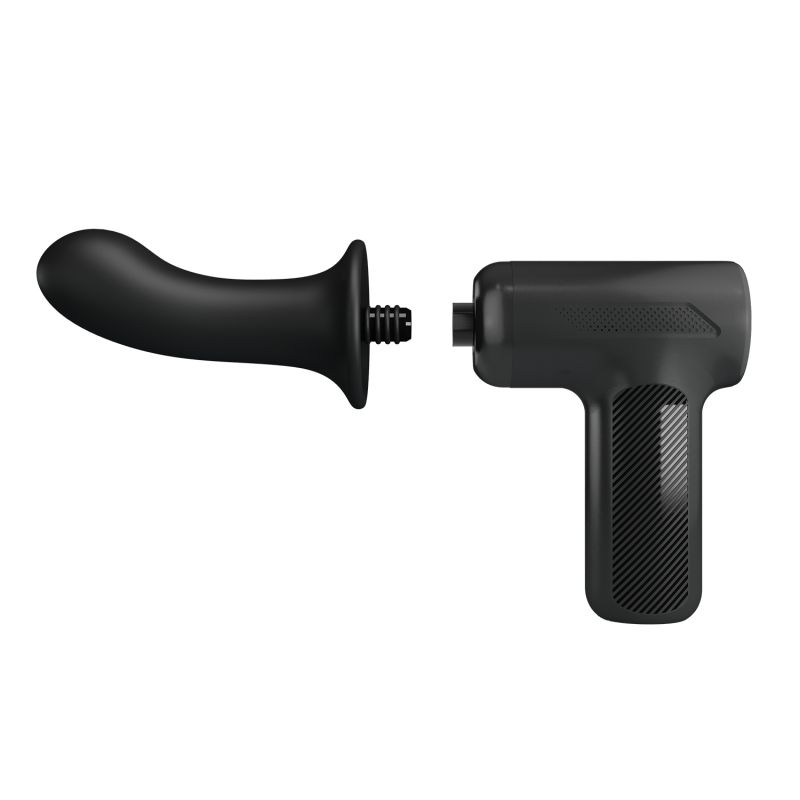 Вибромассажер пистолет Dj Doctor Massage Gun черный, 12.1 х 3.8 см вид 6