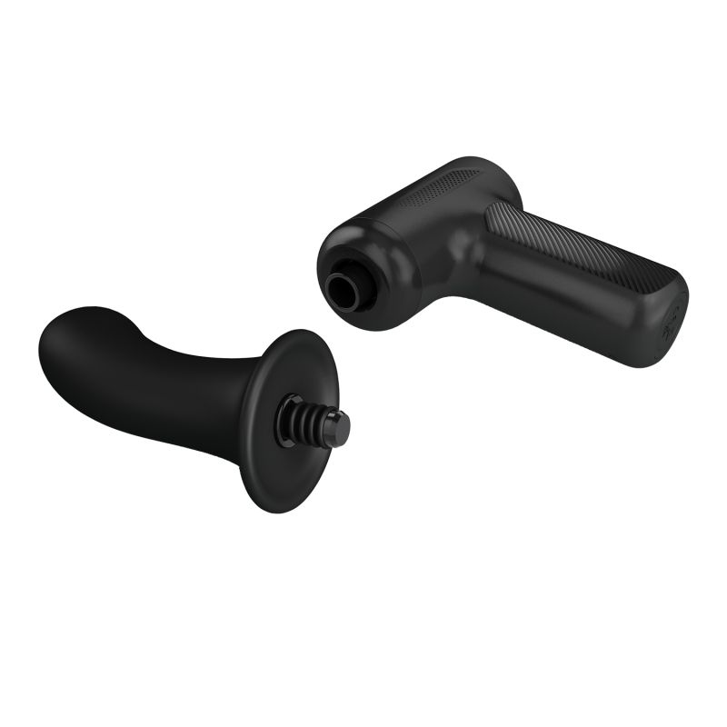 Вибромассажер пистолет Dj Doctor Massage Gun черный, 12.1 х 3.8 см вид 8