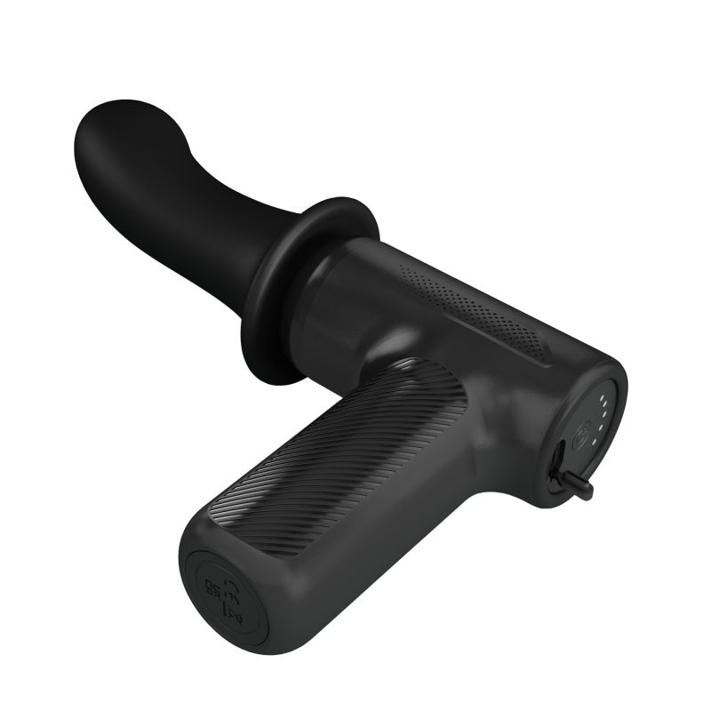 Вібромасажер пістолет Dj Doctor Massage Gun чорний, 12.1 х 3.8 вид 9