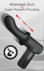 Вибромассажер пистолет Dj Doctor Massage Gun черный, 12.1 х 3.8 см вид 14