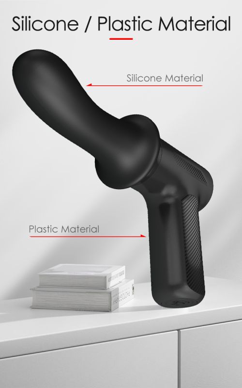 Вібромасажер пістолет Dj Doctor Massage Gun чорний, 12.1 х 3.8 вид 18