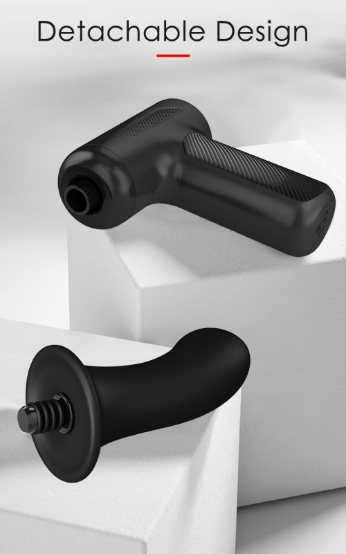 Вибромассажер пистолет Dj Doctor Massage Gun черный, 12.1 х 3.8 см вид 19