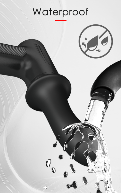 Вибромассажер пистолет Dj Doctor Massage Gun черный, 12.1 х 3.8 см вид 21