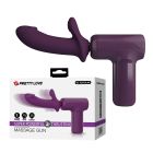 Вибромассажер пистолет PRETTY LOVE Dj Doctor Massage Gun фиолетовый, 13.6 х 3.9 см вид 2