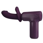 Вибромассажер пистолет PRETTY LOVE Dj Doctor Massage Gun фиолетовый, 13.6 х 3.9 см вид 4