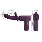 Вибромассажер пистолет PRETTY LOVE Dj Doctor Massage Gun фиолетовый, 13.6 х 3.9 см вид 9