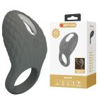 Ерекційне віброкільце PRETTY LOVE Master Ring Helious сіре, 8.6 х 4.6 см вид 2