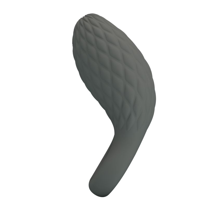 Ерекційне віброкільце PRETTY LOVE Master Ring Helious сіре, 8.6 х 4.6 см вид 5