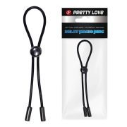 Петля для пеніса PRETTY LOVE DELAY MAGIC RING, чорна