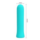 Мини-вибратор PRETTY LOVE Blanche бирюзовый, 2 х 10 см вид 6