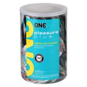 Банка презервативів ONE Pleasure Plus, 100 шт