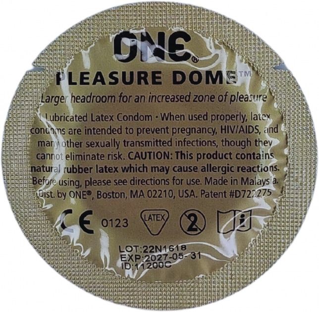 Банка презервативов ONE Pleasure Dome, 100 шт вид 4