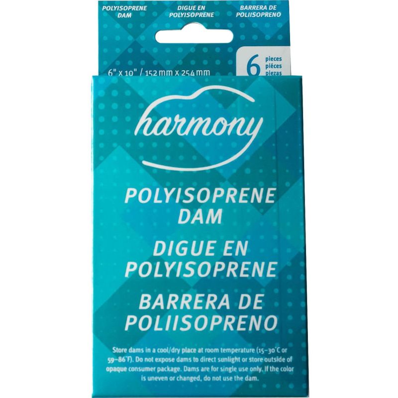 Салфетка для орального секса Harmony из полиизопрена, 6 шт вид 3