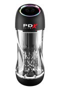 Мастурбатор Pipedream PDX Elit Viewtube Pro Clear з вібрацією та вакуумом, 23 см