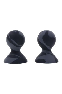 Вакуумні помпи для сосків Sportsheets Velvet Noir силіконові, чорні, 2 шт
