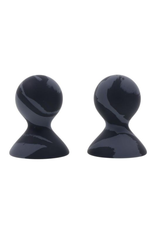 Вакуумные помпы для сосков Sportsheets Velvet Noir силиконовые, черные, 2 шт вид 4