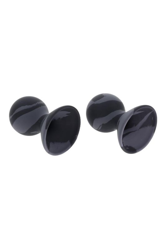 Вакуумные помпы для сосков Sportsheets Velvet Noir силиконовые, черные, 2 шт вид 6