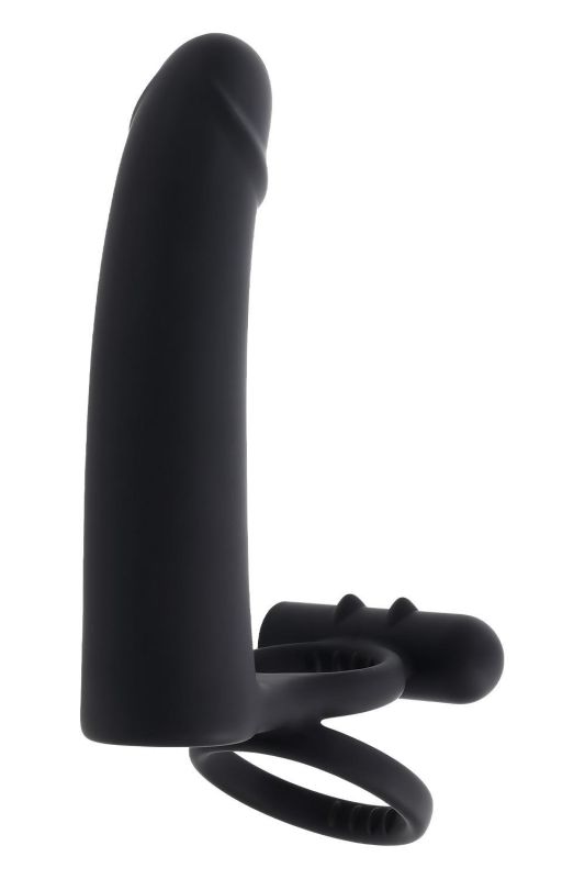 Вібратор з кільцями та віброкулею Gender X з пультом, чорний, 14.6 х 3.8 см вид 6