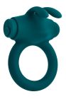 Ерекційне кільце з віброкулею Evolved Playboy Bunny Buzzer, зелене вид 2