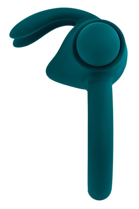 Ерекційне кільце з віброкулею Evolved Playboy Bunny Buzzer, зелене вид 5