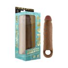 Реалистичная вибронасадка Shaft Vibrating Sheath Size 2 Oak с пультом, 22.3 см вид 2