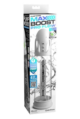 Помпа вакуммная Pipedream Pump Worx Max Boost Pro Flow белая, 30.6 см