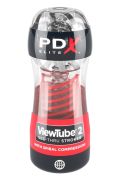 Мастурбатор Pipedream PDX Elite Viewtube 2 прозрачный, 18 см