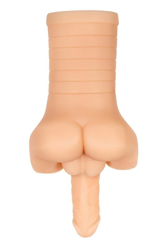 Мастурбатор Gender X Backdoor Bash бежевый, 28 см вид 4