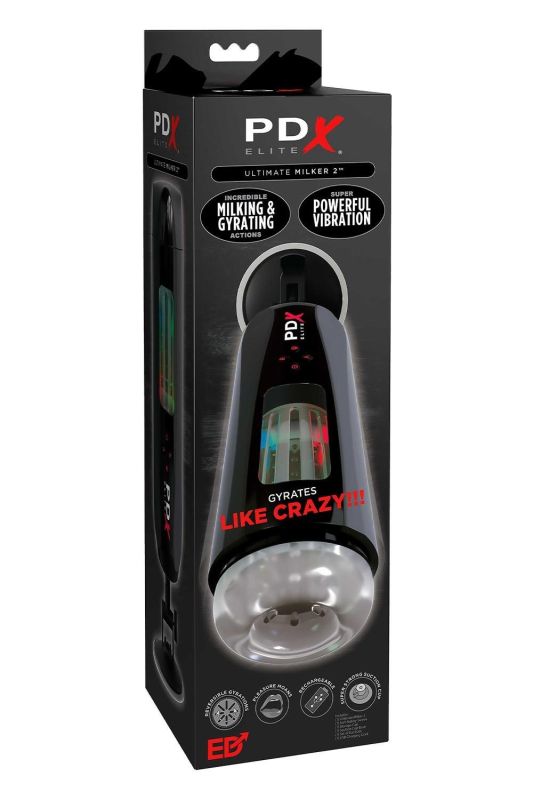 Мастурбатор Pipedream PDX Elite Ultimate Milker 2 чорний, 27 см вид 2