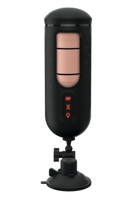 Мастурбатор з вібро Pipedream PDX Elite Vibrating Mega Milker чорний, 23.9 см