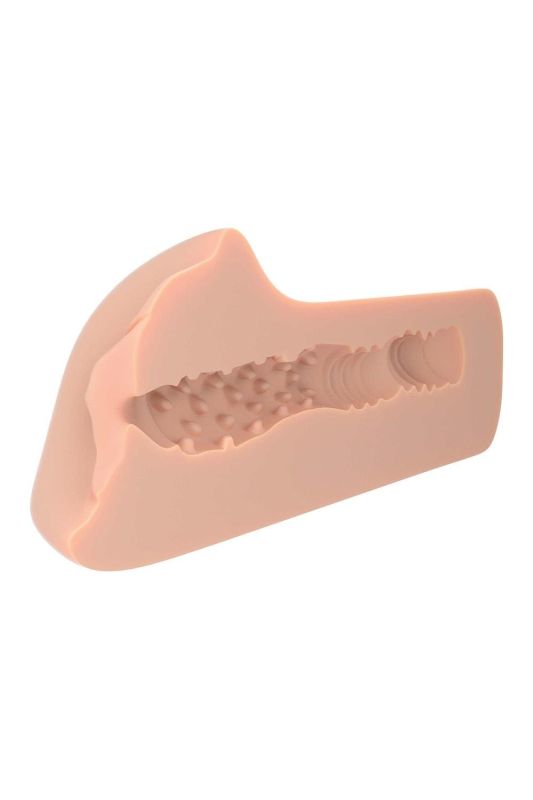 Мастурбатор Pipedream PDX Plus Perfect Pussy Dream Stroker бежевий, 14.8 см вид 5