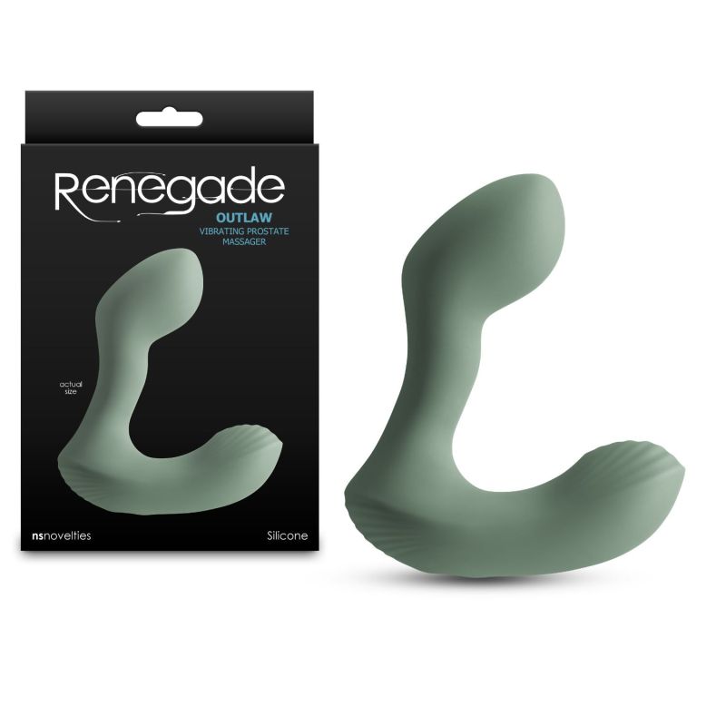 Масажер простати NS Novelties Renegade Outlaw зелений, 12 см вид 2