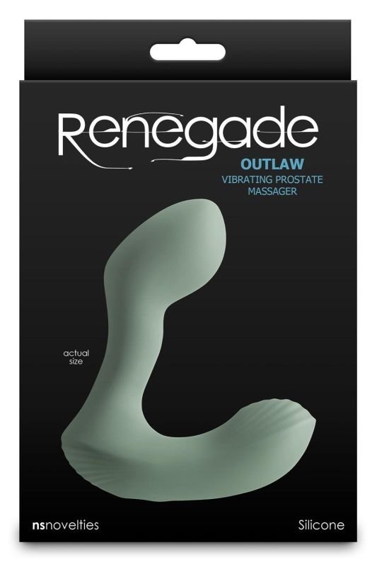 Масажер простати NS Novelties Renegade Outlaw зелений, 12 см вид 5