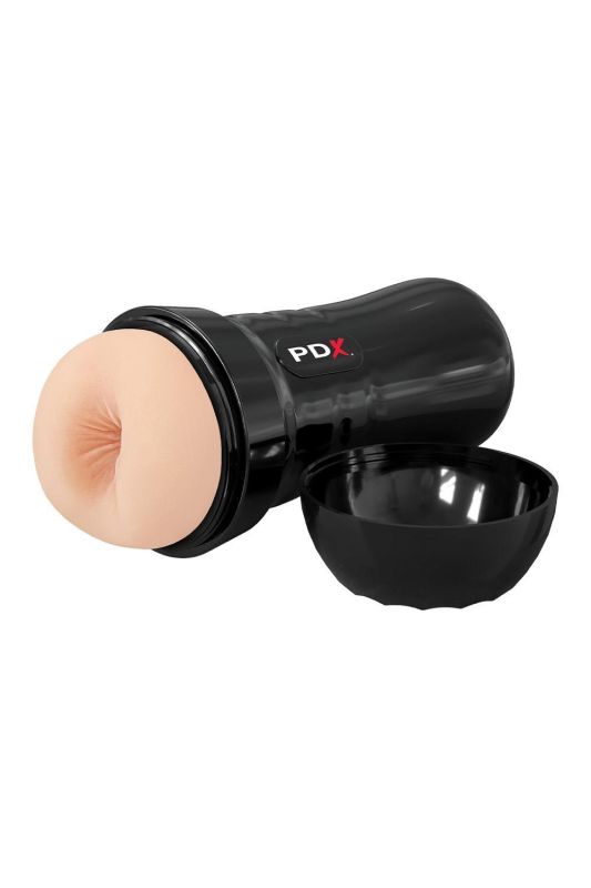 Мастурбатор анал Pipedream PDX Extreme бежевий, 20.8 см вид 5