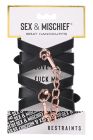 Наручники Sex and Mischief чорні, 28 см вид 7