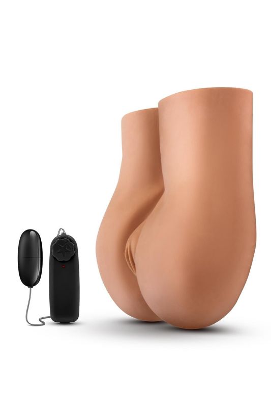 Мастурбатор с вибропулей и пультом Blush X5 Men два отверстия, 29.7 см вид 3