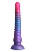Фалоімітатор NS Novelties Colours Stacked рідкий силікон, рожево-синій, 23 см