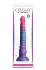 Фалоімітатор NS Novelties Colours Stacked рідкий силікон, рожево-синій, 23 см вид 4