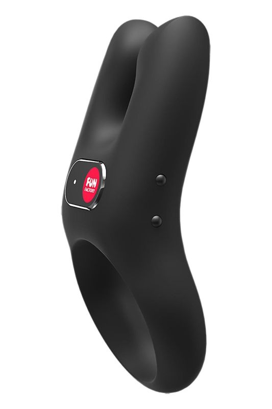 Ерекційне віброкільце Fun Factory Nos чорне, 8 см вид 5