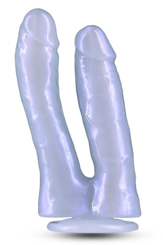 Фалоімітатор подвійний NS Novelties Fantasia фіолетовий, 17.4 см вид 2