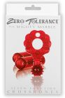 Ерекційне кільце з двома віброкулями Zero Tolerance The Mighty Marble червоне, 8 см вид 3