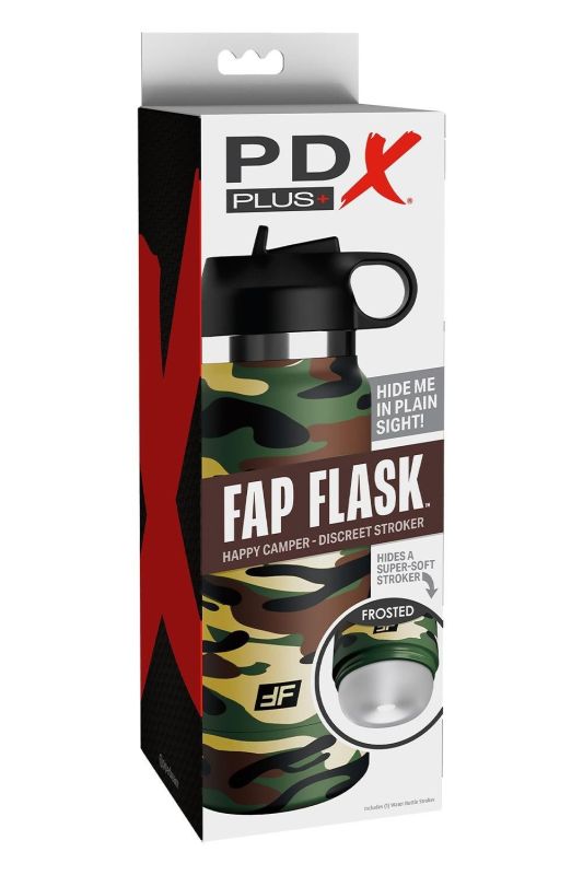Мастурбатор в колбе Pipedream PDX Plus Fap Flask нереалистичный, 23.8 см вид 8