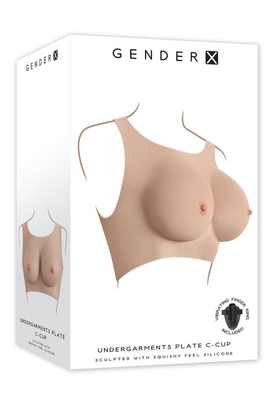 Накладні груди топ Gender X Undergarments Plate C-Cup, 28 см вид 10