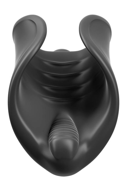 Мастурбатор з віброкулею Pipedream PDX Elite нереалістичний, чорний, 10 см вид 4